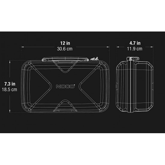 Geanta de protectie Noco EVA GBC102 pentru roboti de pornire Noco Boost GBX55