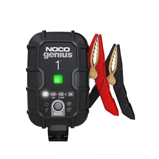 Redresor 6V / 12V 1A NOCO GENIUS 1 auto moto pentru acumulatori maxim 30A