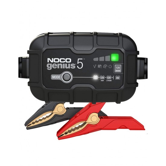 Redresor auto moto 6V / 12V 5Ah pentru acumulatori maxim 120A Noco Genius 5 Redresor auto moto 6V / 12V 5Ah pentru acumulatori maxim 120A Noco Genius 5